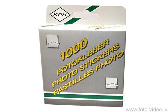 Foto abpusējās līmlapiņas fotogrāfiju piestiprināšanai (1000 gab.).